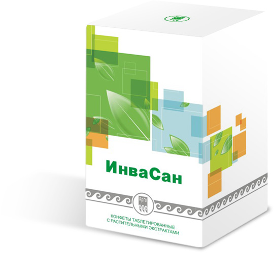 ИнваСан, конфеты таблетированные с растительными экстрактами