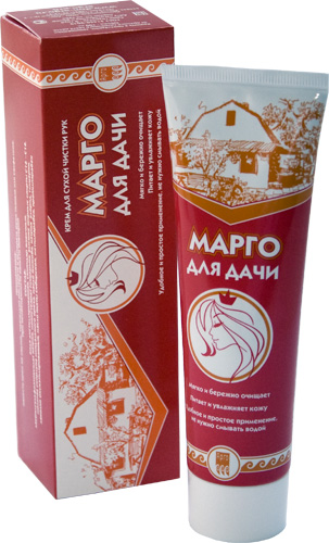 Крем для сухой чистки рук "Марго для дачи"