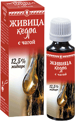 Живица кедра с чагой