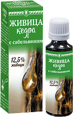 Живица кедра с сабельником