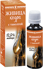 Живица кедра с таволгой